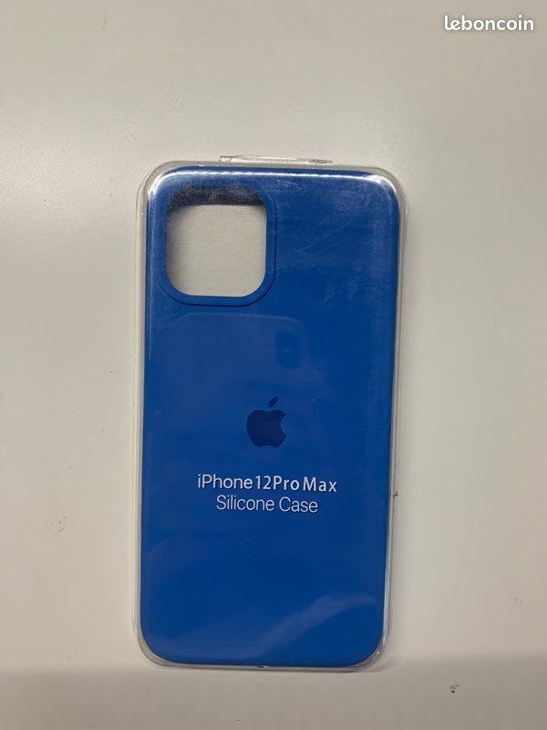 Coque bleue Apple IPhone12ProMax (image 1)