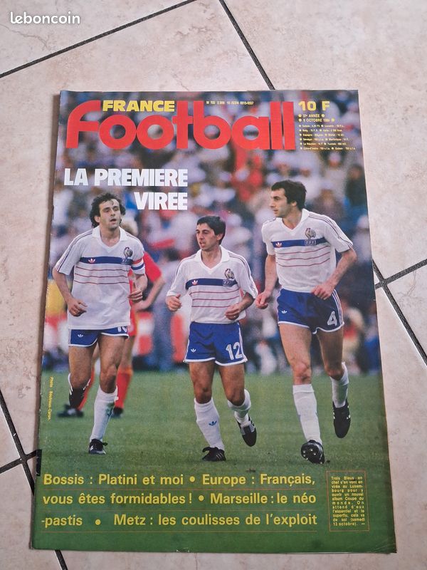 1 magazine france fooball 09 10 1984 BOSSIS GIRES PLATINI (image 1)
