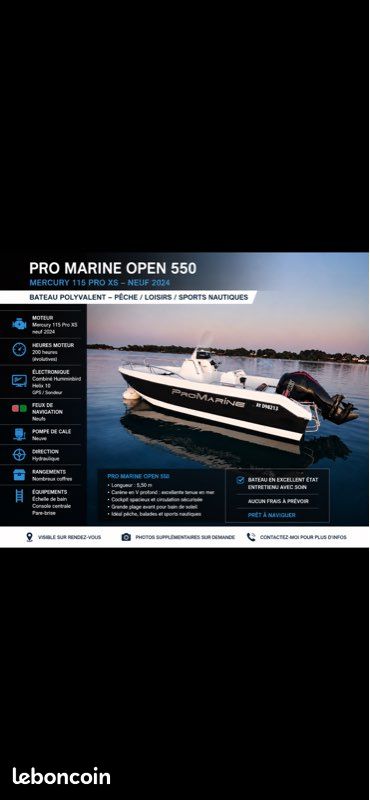 Pro Marine Belone 550 (image 1)