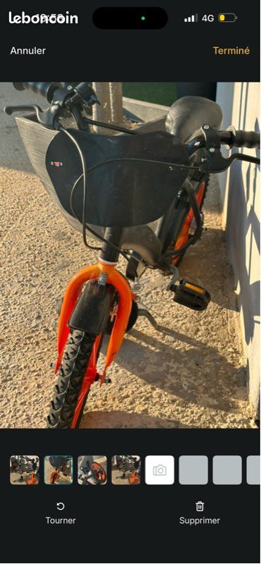 Velo 14 pouce avec trotinette (image 4)