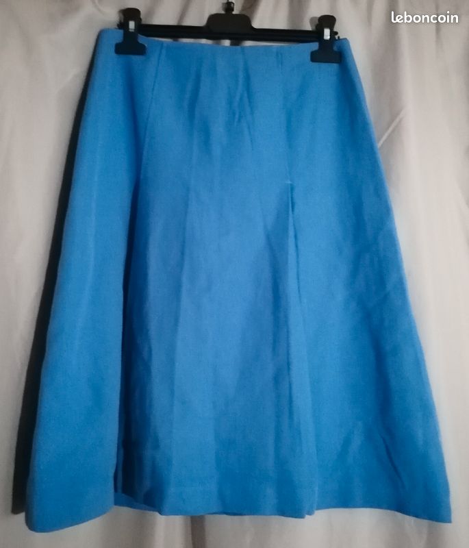 Jupe vintage prixu bleue (image 1)