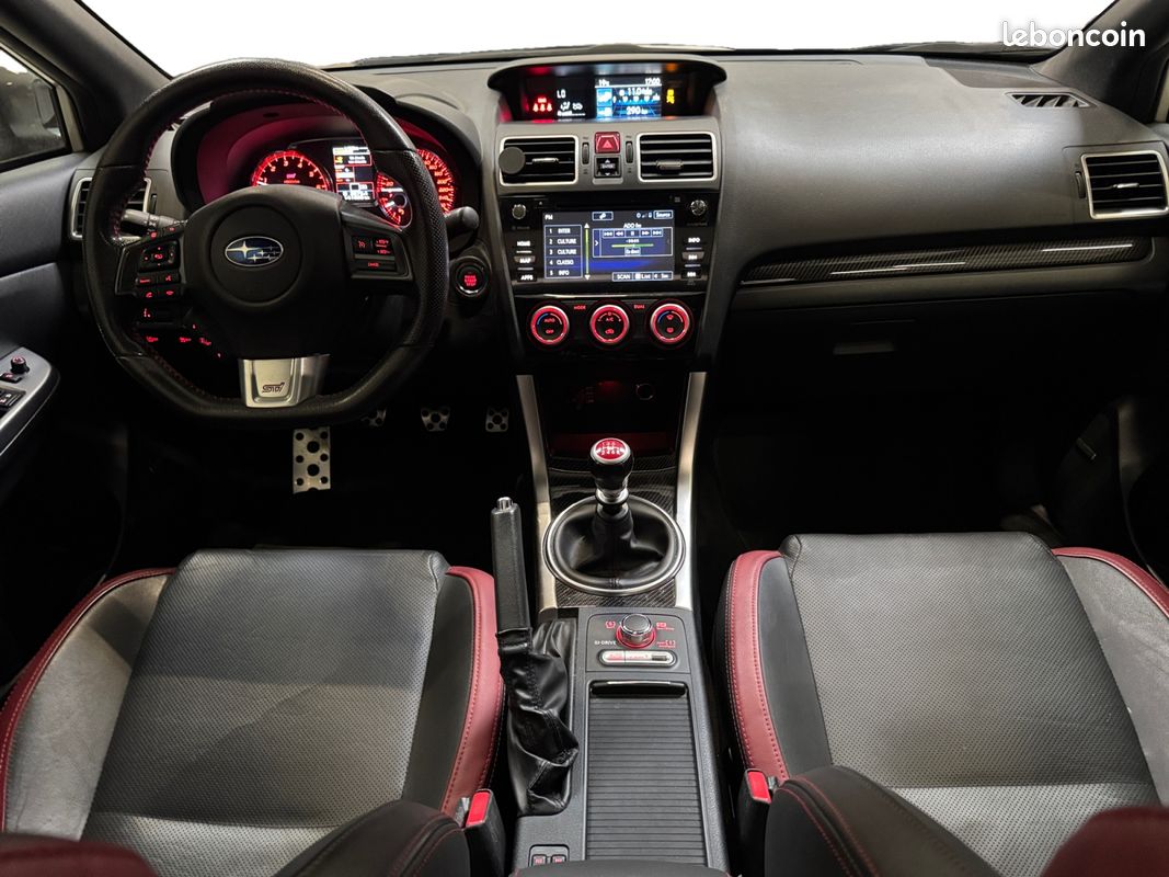 SUBARU WRX STI Boxer Essence 2.5T 300 S Club Aileron SUIVI SUBARU/ TOIT OUVRANT/ GARANTIE 12MOIS / ORIGINE FRANCE (image 2)