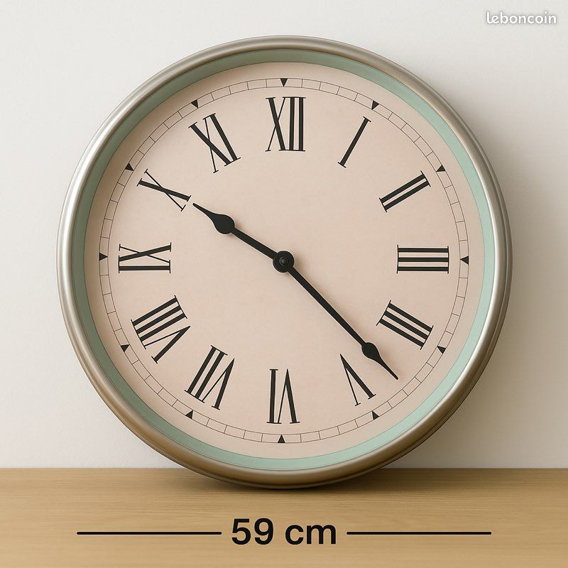 Grande horloge murale IKEA vintage (image 1)
