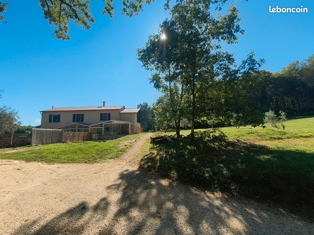Maison 200 m² clé en main sur 87 ares de terrain - Piscine, spa, salle de jeux - Idéal gîte / rentabilité immédiate (image 1)