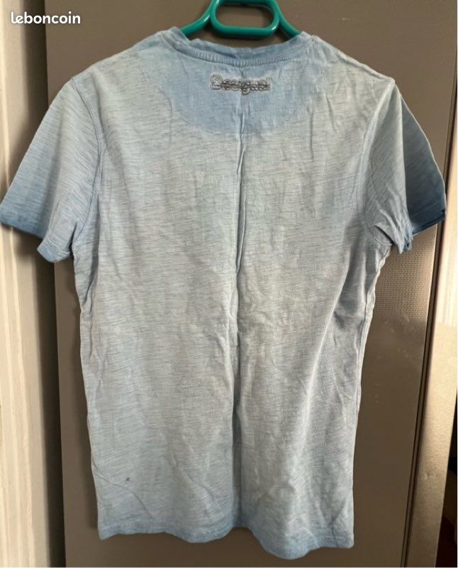 T-Shirt Desigual Homme Coton Bleu Vêtements