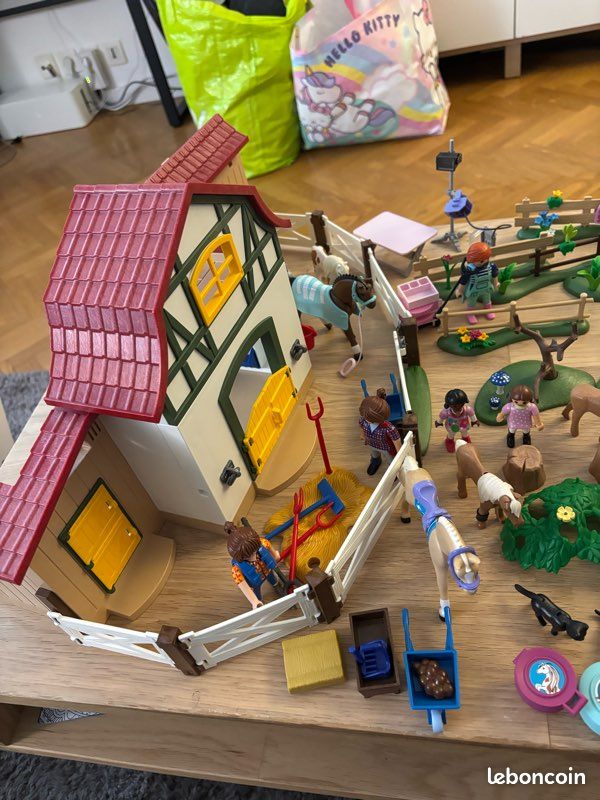Lot Playmobil Country (dont Poney club + extension) (image 2)