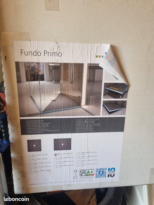 Receveur de douche Wedi Fundo Primo 90 X 75 cm (image 1)