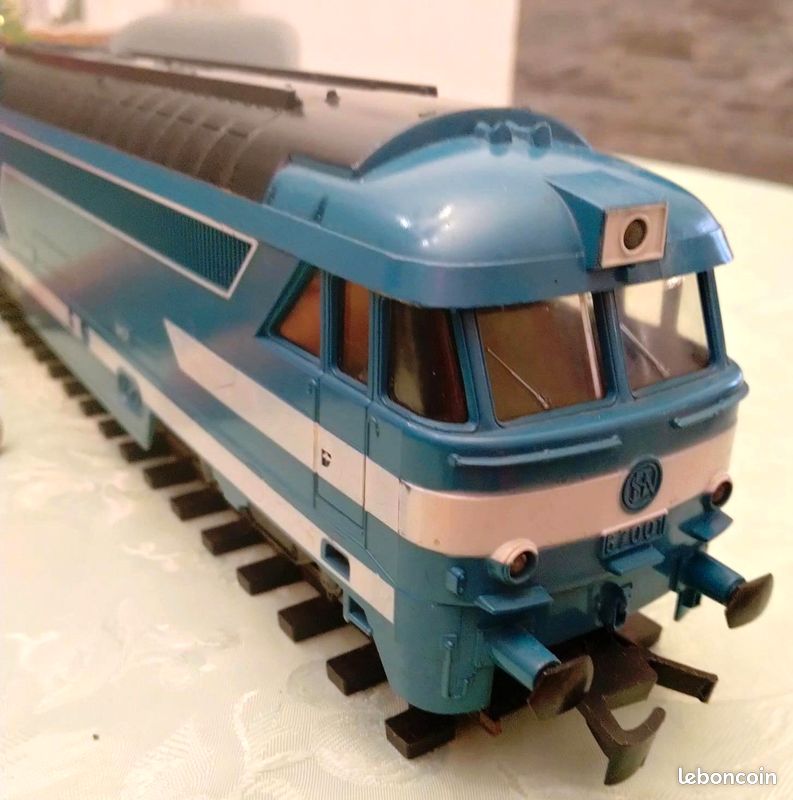 Locomotive Diesel Lima 67001 – Échelle N, Train électrique Bleu (Boîte 203)
