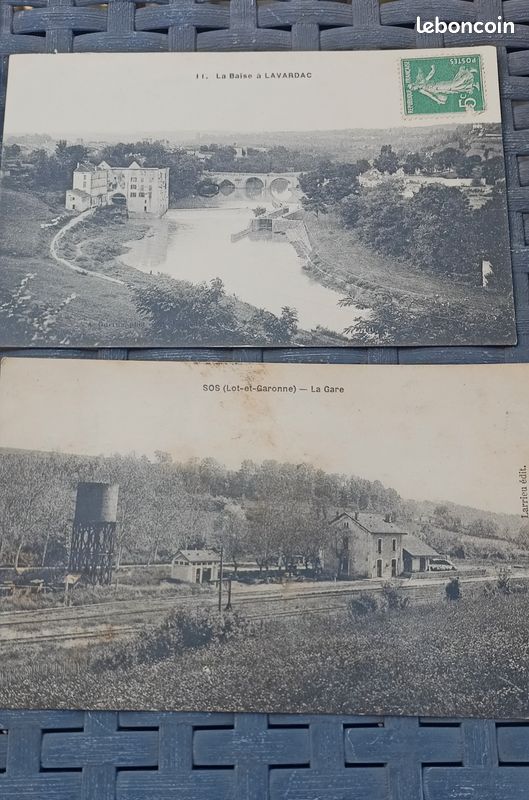Cartes postales anciennes Nérac ( 47 )+ Poudenas,Sos,Mezin, Lavardac ( 21 cartes (image 14)