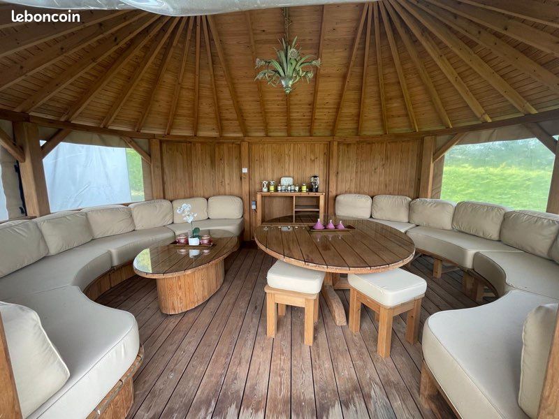Pavillon de jardin en bois – Très bon état – 8 000 (image 3)