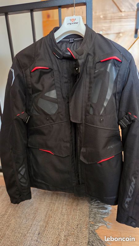 Blouson moto hiver homme IXON, taille 2XL (équivalent XL hors