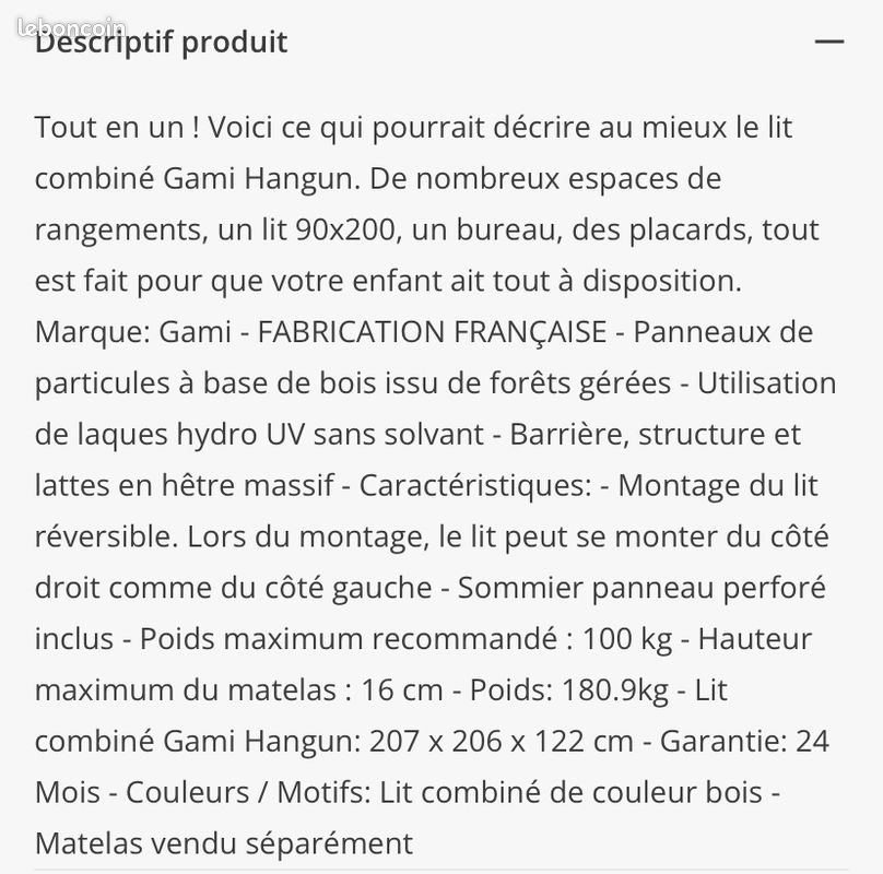 Lit enfant combiné (image 2)
