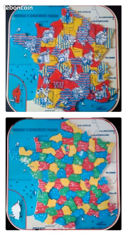 Puzzle de la France vintage (image 2)