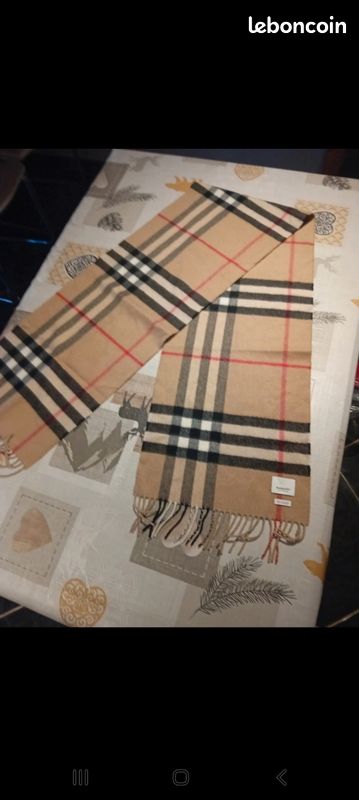 Burberry Scarf Cotton Burberry Beige Nova Check Print Cotton Scarf