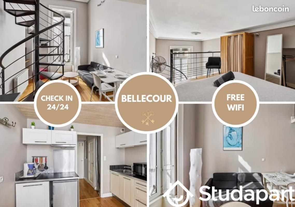 Appartement 2 pièces 30 m² · à Lyon · 30 m² · 1 290 €/mois