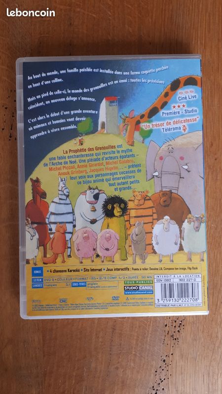 DVD "La prophétie des grenouilles" (image 2)