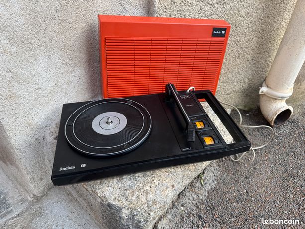 Haut-parleurs Bluetooth Portables stéréo de Tourne-Disque de Gramophone