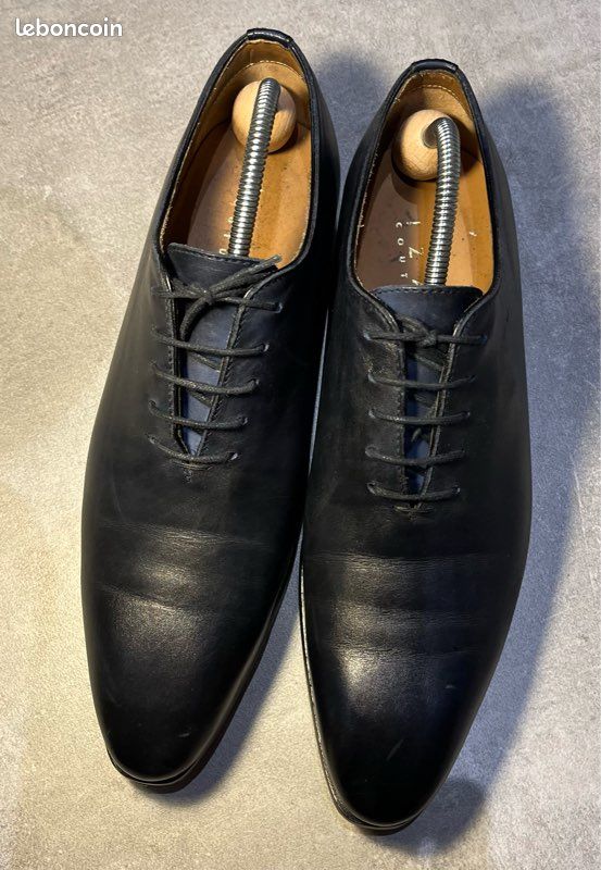 Belles chaussures en cuir, hommes, IZAC Pointure 43 Chaussures
