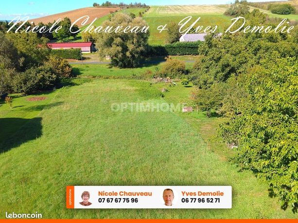 Terrain 1 400 m² Beaulieu