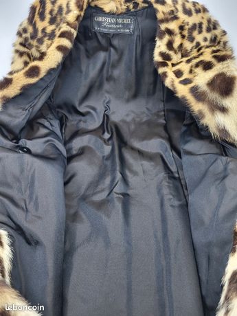 Manteau Femme McCoy's En Vison Noir - Taille 38, Très Bon état Occasion