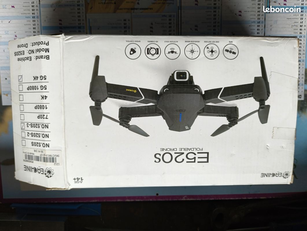SUNSKYLY 4 Hélices Pliables à Dégagement Rapide Pour Drone Eachine E520 E520S - Pièces De Rechange