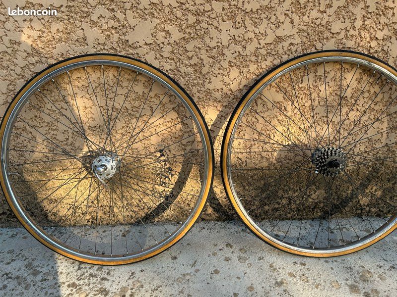Jantes Vélo Anciennes 1935/40 - Pignons 3 Vitesses Peugeot, Pneus Wolber