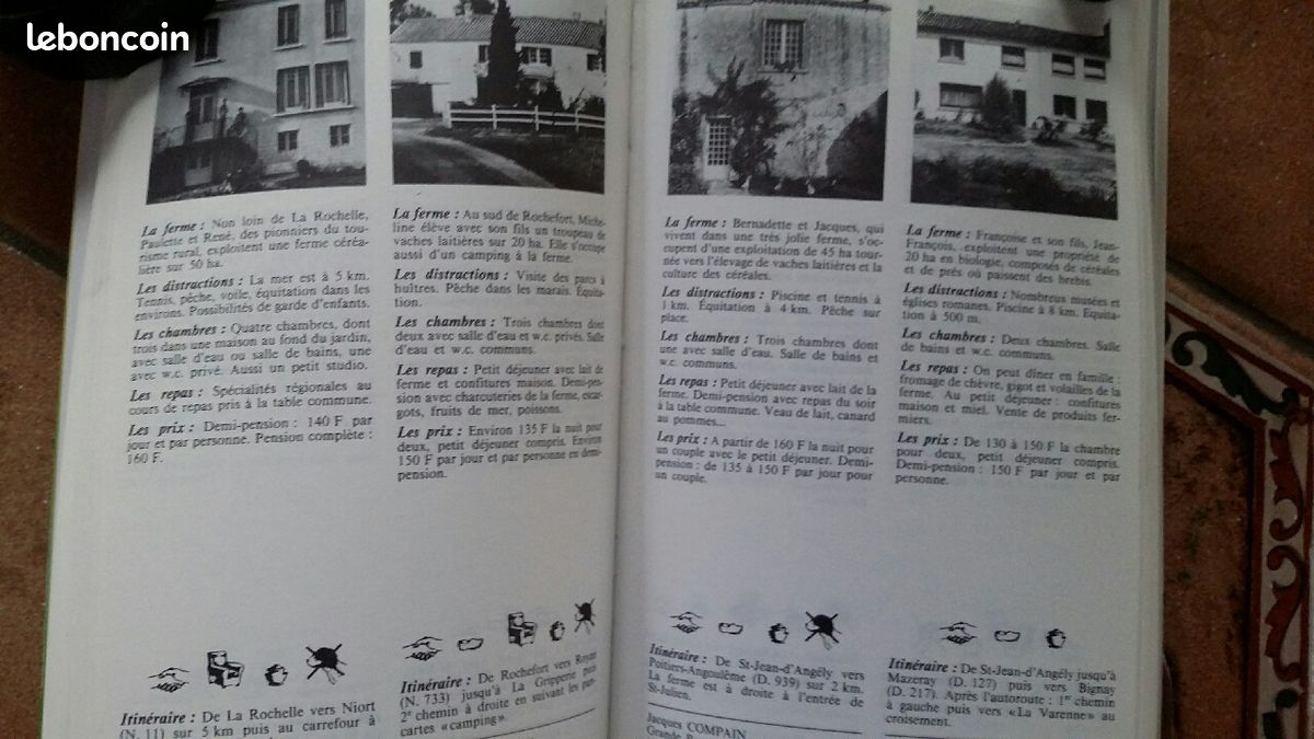 ( vacances et week- ends à la ferme ) édition = balland = ( prix 10 eur livre ) année 1990= auteu (image 2)