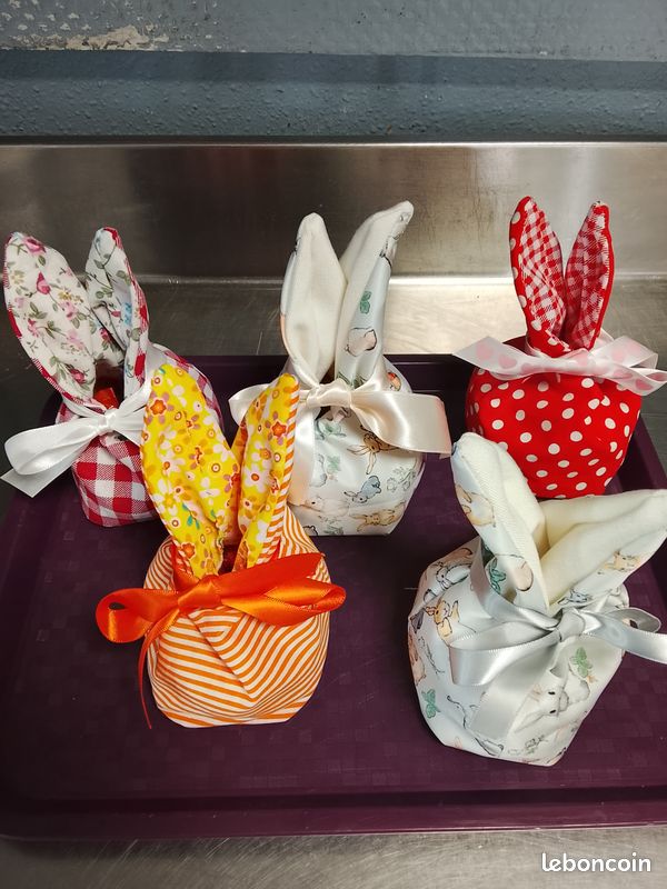 Petit sacs pour Pâques avec des oeufs au chocolat (image 1)