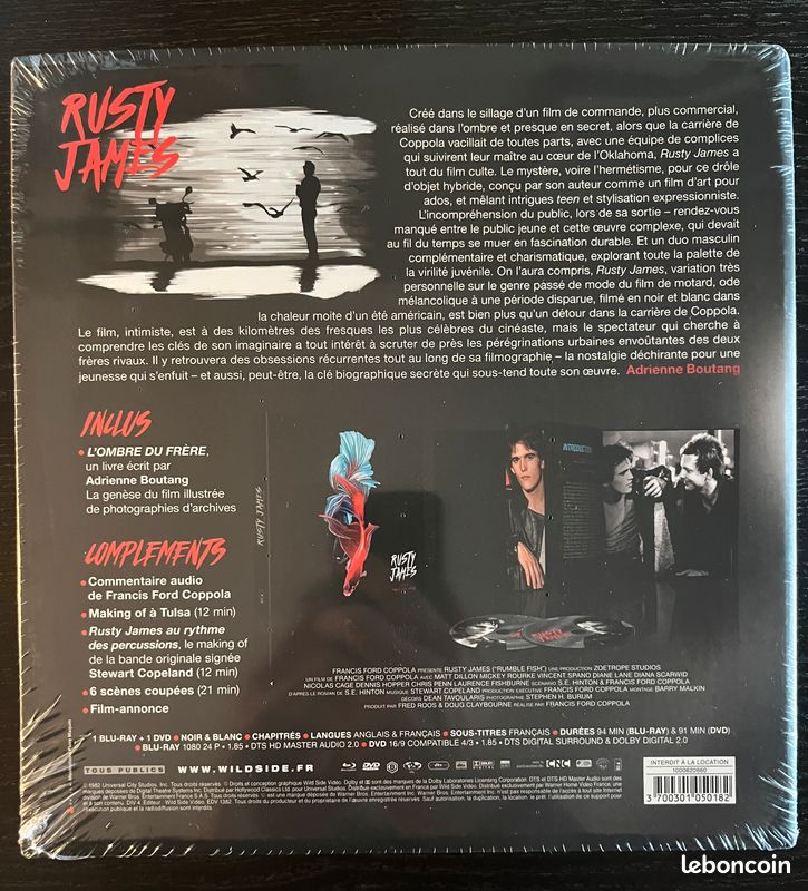 Rusty James - Coppola - Coffret collector (image 2)