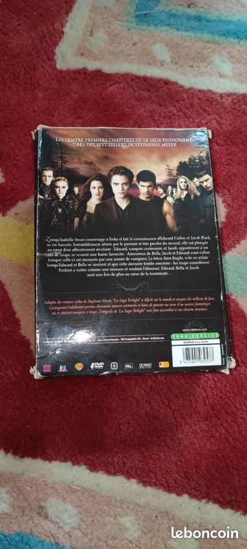 Coffret 5 dvd Twilight 1 5 version française (image 3)