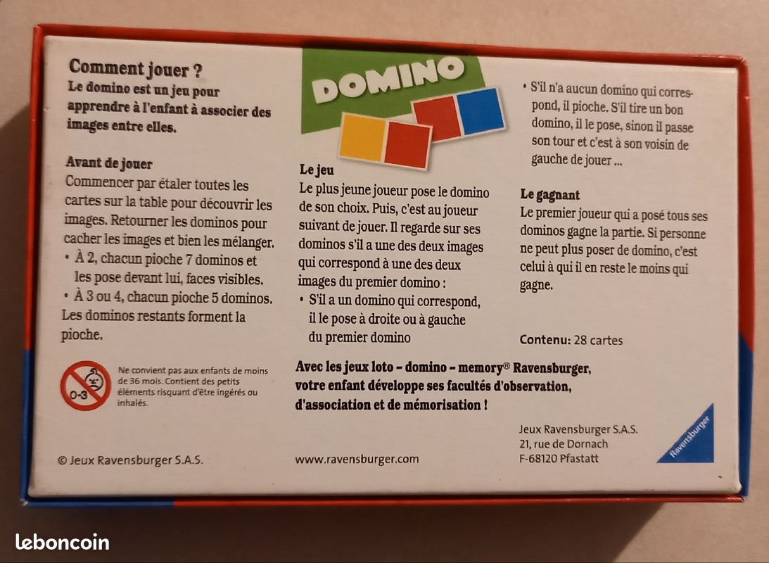 Jeu domino Babar (image 3)