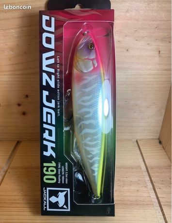 Leurre Flottant Jackall Dowz Jerk 190 – Appât Crankbait Clignotant, Neuf Sous Blister