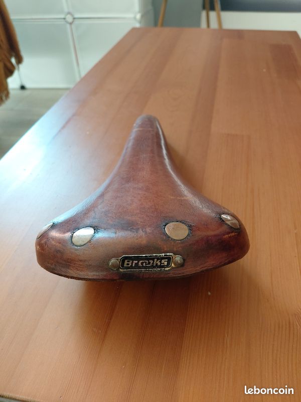 Selle Vélo Brooks Colt - Cuir Noir - Occasion - Confort Rétro