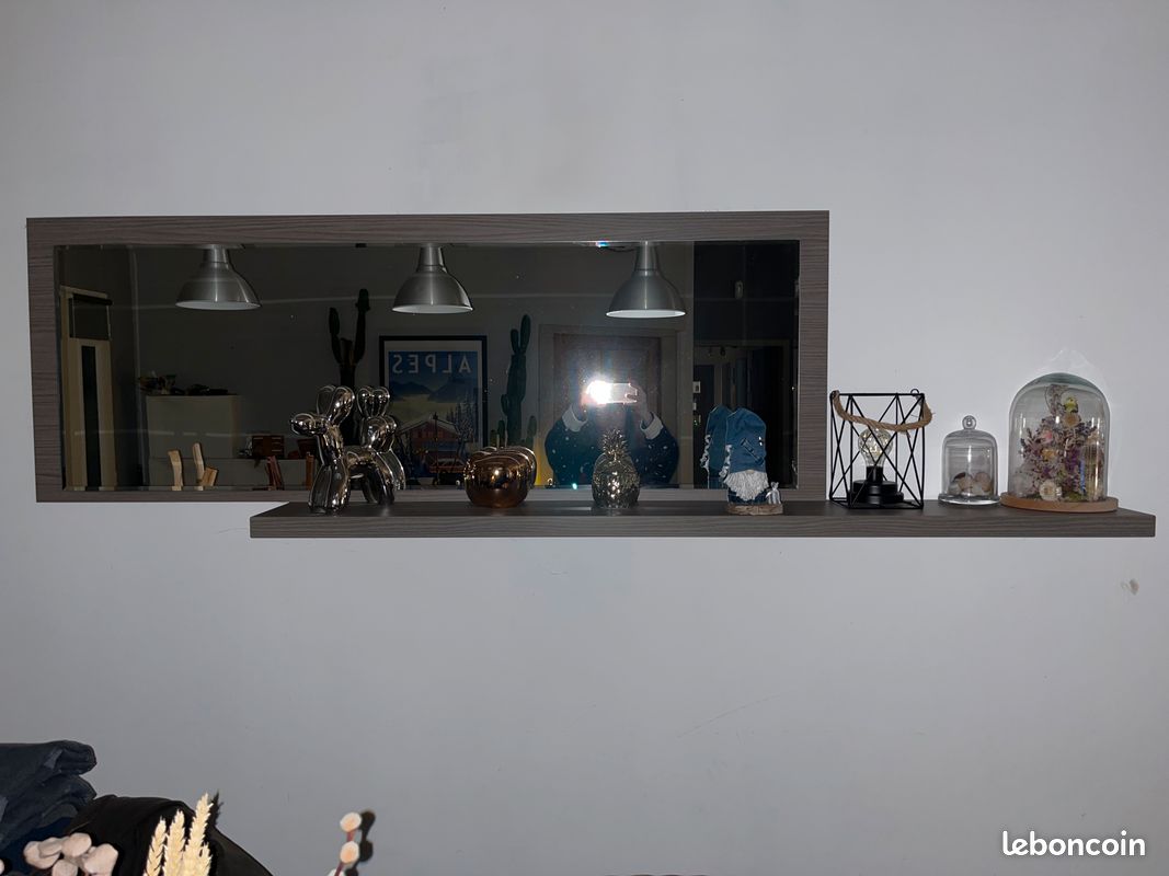 Miroir avec son étagère (image 2)