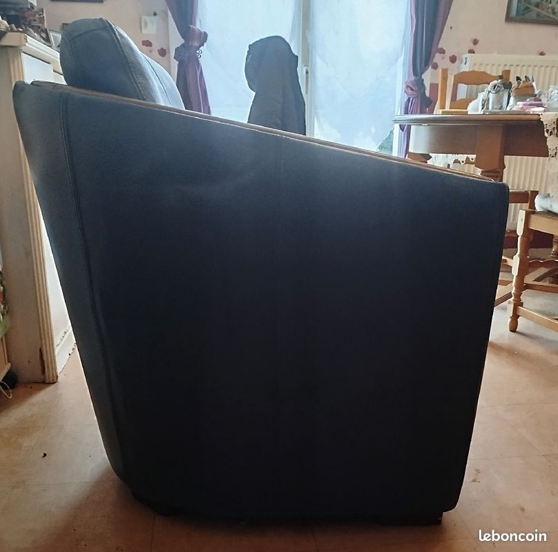 Fauteuil en cuir (image 2)
