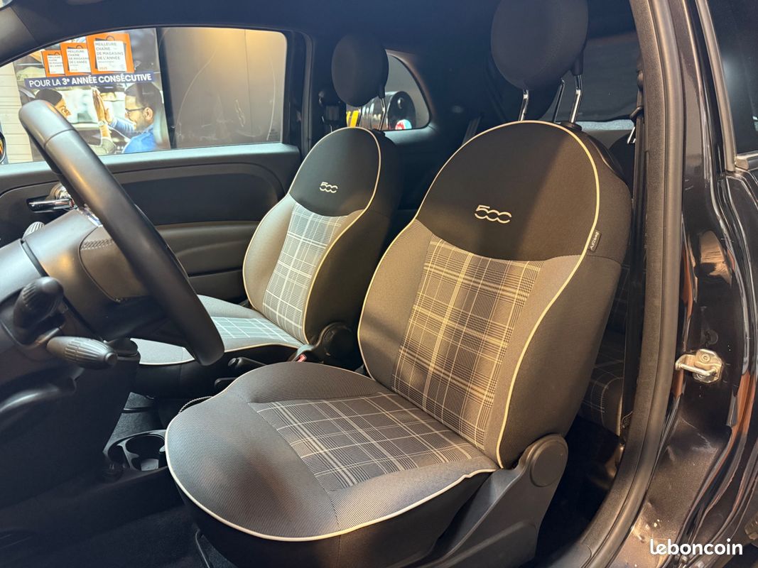 FIAT 500 1.2 70 LOUNGE / APPLECARPLAY / RÉGULATEUR - LIMITEUR DE VITESSE / RADAR DE RECUl (image 5)
