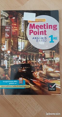 "Meeting Point" Livre d'Anglais niveau 2nde et 1ère (image 1)