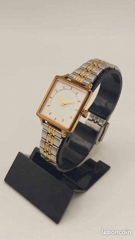 Montre Amalys carré femme, bicolore (image 2)