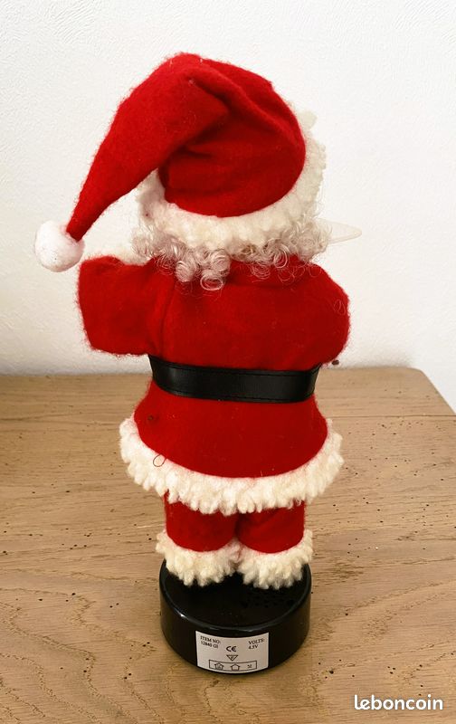 Jouet électrique - Père Noël - Musical - 35cm - Décoration de Noël