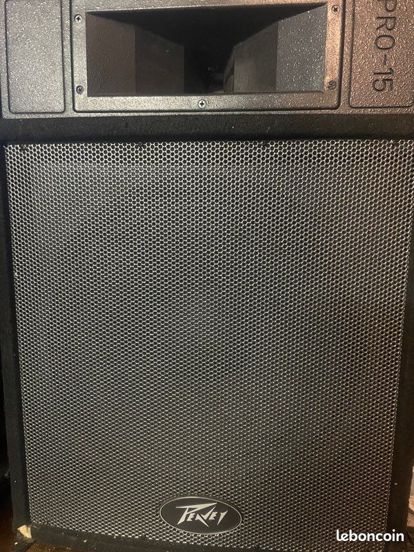 Enceinte Peveyb pro 15+Amplificateur de puissance Crest Performance CPX 1500 (image 1)