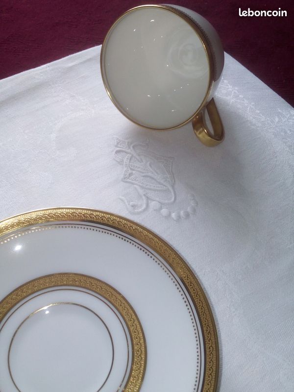 Lot de Tasses sous tasses Haviland porcelaine de Limoges (image 11)