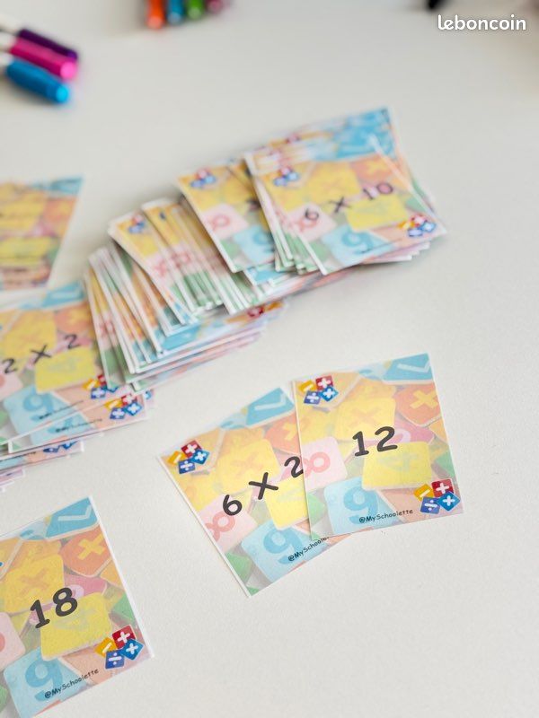 Jeu pour jouer et apprendre les tables de multiplication (image 2)