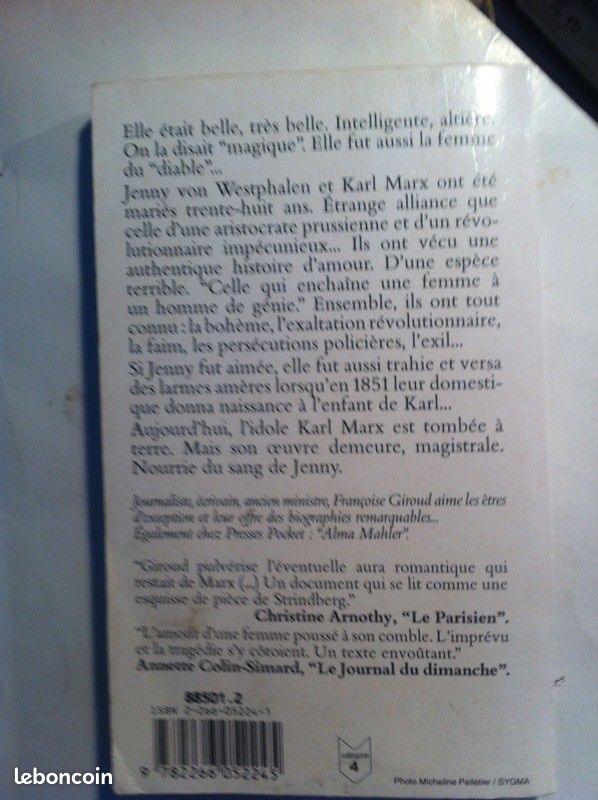 LES HOMMES ET LES FEMMES F.GIROUX BHL et JENNY MARX OU LA FEMME DU DIABLE (image 2)