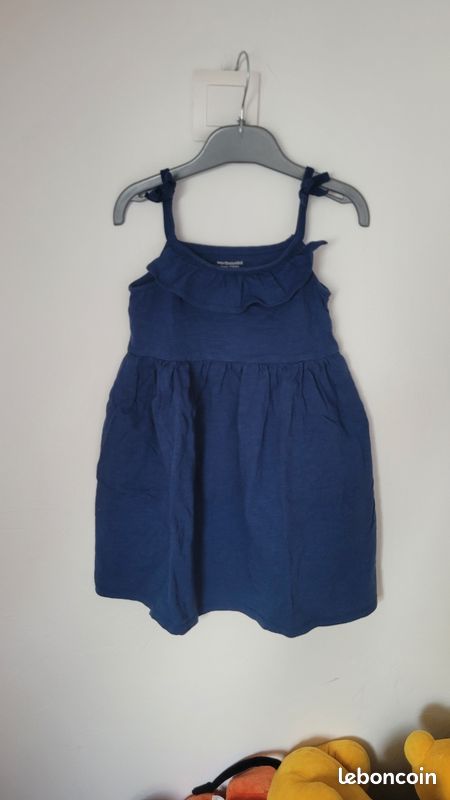 Robe d'été bleu marine Vertbaudet 5 ans / 110 cm (image 1)