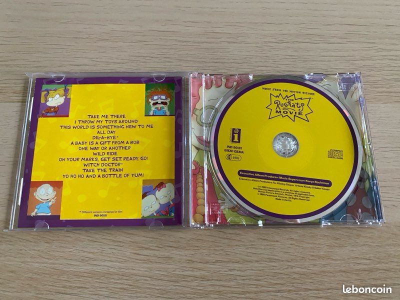 CD les razmokets the rugrats film movie 1999 soundtrack BO (image 2)