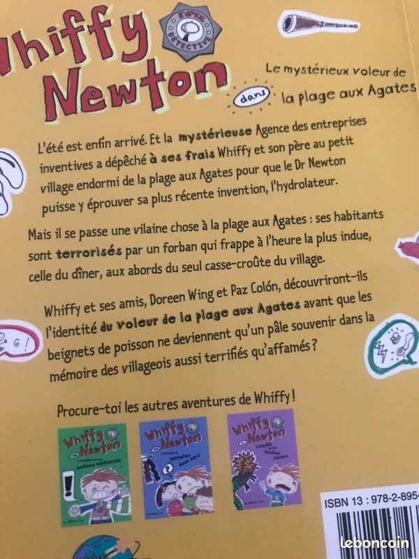 Lot de 4 livres jeunesse Whiffy Newton super détective (image 8)