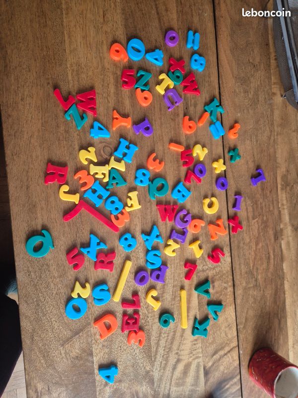 Lettres Et Chiffres Magnétiques – Alphabet Coloré, Kit éducatif Complet Avec Cartes Et Ardoises