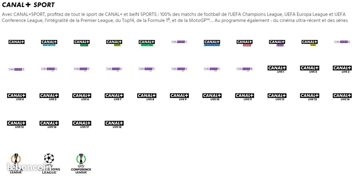 Football Canal Sport Live Canal+ Sport Champions League Canal Plus