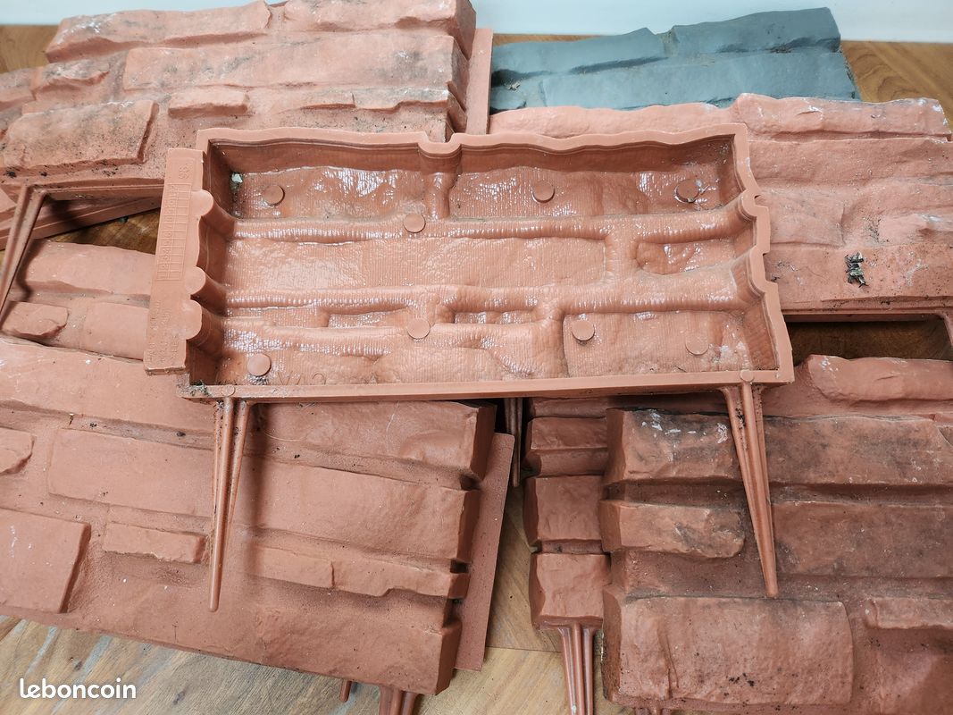 Bordures de jardin en plastique imitation brique lot de 9 (image 2)