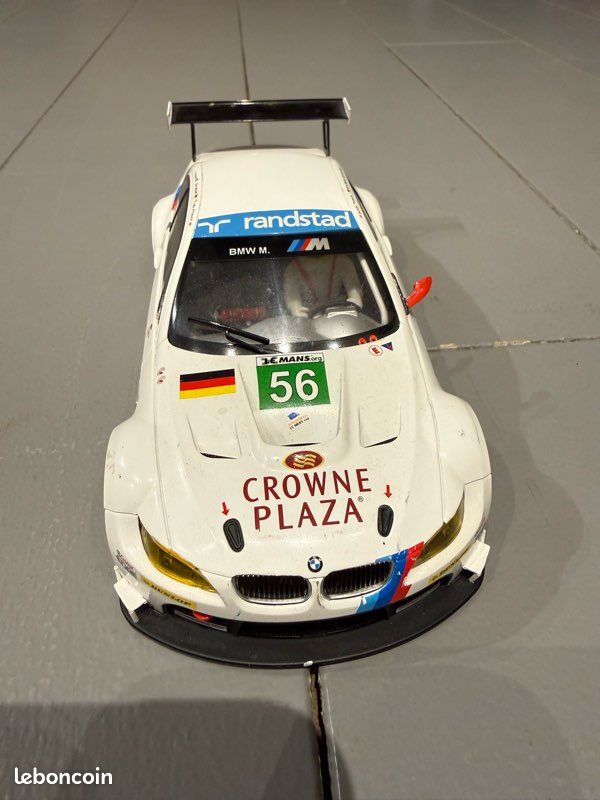 Slot car Scaleauto BMW M3 GTR GT2, N° 56, Le Mans 2011. Échelle 1/24 (image 2)